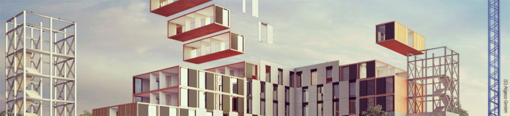 Modulbauweise-Module-Kran-Baustelle-Grafik